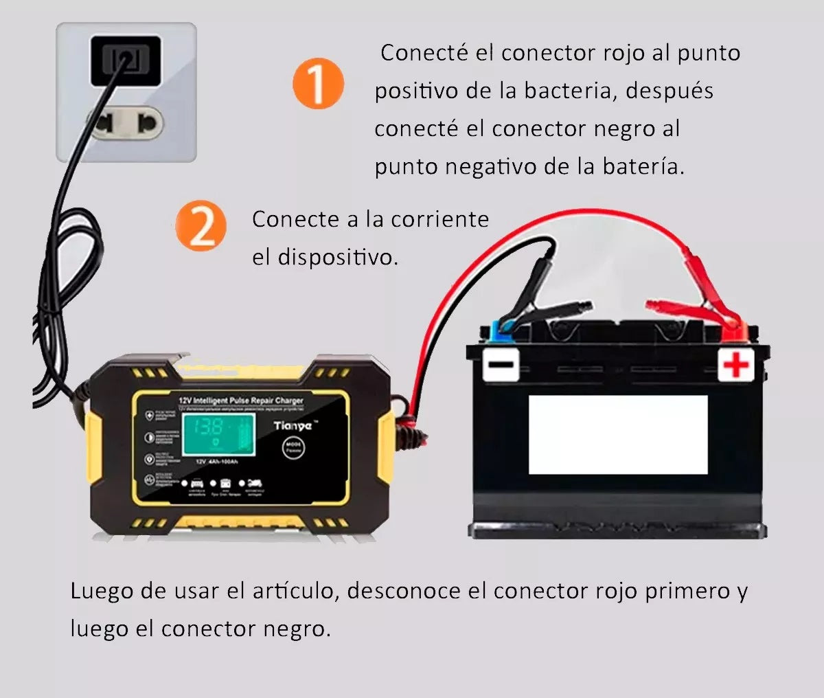 PowerAuto™ - Cargador Bateria 12v